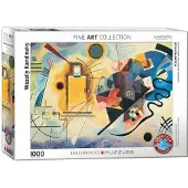 Eurographics Puzzle Jaune Rouge Bleu par Kandinsky 1000 pi ces