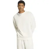 Adidas Soft Lux Sweatshirt Homme - Sweats, Blanc - Taille S - Poly Mesh