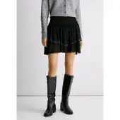 Pepe Jeans pour femme. PL9011891 Jupe Mai noir (XL), Casuel, Polyester