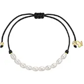 Glanzstücke Bracelet jaune d'or / blanc perle