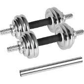 Rebel Rba-2326-15 Dumbbell 15 Kg Argenté 15 kg