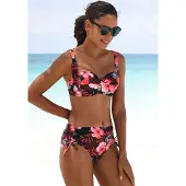 LASCANA Hauts de bikini sapin / corail / fuchsia
