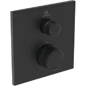 Ideal standard standard ceratherm navigo - thermostatische inbouw douchekraan, zijdeglans zwart