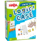 Haba - LogiCASE Starter Set 6+ - Jeu d'Enigmes pour Réflexion Logique et Concentration - 77 Énigmes par Kit - Enfants 6 ans et +