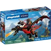 Playmobil Dragon Construction Game Rouge Enfants