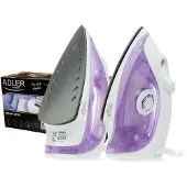 Adler AD 5019 Fer à vapeur 1600 W Violet, blanc
