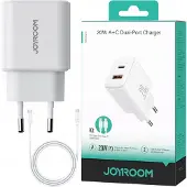 JOYROOM Eu Jr-Tcf05 20W Usb-A Usb-C + Cable Usb-C - Biaa