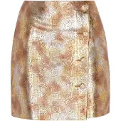 Faina Jupe jaune d'or / or / noir