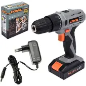 Sthor Perceuse-visseuse sans fil avec batterie 1,3Ah Li-Ion 14,4 V 17 Nm