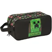 Safta Minecraft Schuhtasche, Noir