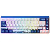 Akko JIN01 Clavier de jeu mécanique Boîtier aluminium(Santorini ,40gf Linear Switch)