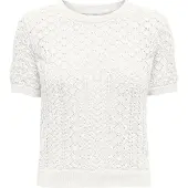 ONLY Pull-over 'ONLSaga' blanc