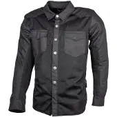 GMS Lynx Mesh Chemise Moto Noire Taille M