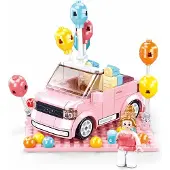 Sluban Girls Dream Mini Handcrafted M38-B1086 Qmini Rosa Cabrio
