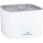 Eyenimal Fontaine A Eau Bloom - Contenance 2 Litres - Blanc Et Vert - Pour Chat