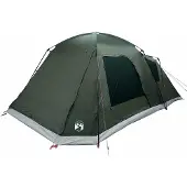 vidaXL Tente de réception pour 12 personnes, couleur vert armée, en polyester et en acier