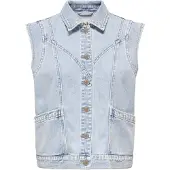 ONLY Gilet Kennedy Denim Femmes