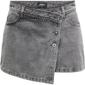 ONLY Jupe 'ONLLesly' gris denim