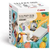 Canon Kit Summer Imprimante Photo Selphy QX20 Blanc + 1 carnet et 20 tirages inclus 2026