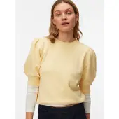 Vero Moda Pull-over 'VMDoffy' jaune pastel