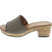 Marco Tozzi Mule noisette / noir
