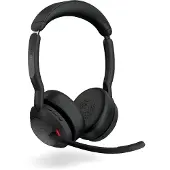 Jabra Evolve 2 55 Ms Voip Headphones Argenté