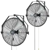 Vevor Ventilateur Mural Industriel 50,5 cm Lot de 2