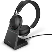 Jabra Evolve2 65 Casque Sans fil Arceau Bureau/Centre d'appels USB Type-C Bluetooth Noir
