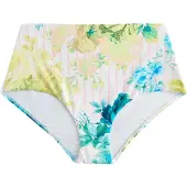 Next Bas de bikini azur / jaune clair / vert chiné / blanc