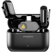 MAONO Wm622 Pc2 Wireless Microphone Argenté