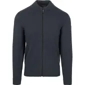 No-excess Vestes en maille bleu marine