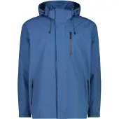 CMP Veste pour homme à capuche et fermeture éclair avec système de ventilation, bleu poussiéreux, taille 56