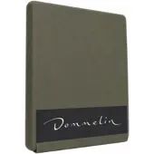 Dommelin Drap-housse Dommelin Olive (Percale 200TC)-90 x 200 cm