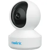 Reolink E Series E320 - Caméra de sécurité d'intérieur 3MP, panoramique et inclinaison, détection des personnes et des animaux, configuration facile, Wi-Fi 2,4 GHz