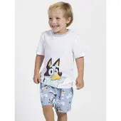 Bluey T-shirt De Pyjama à Manches Courtes Bluey