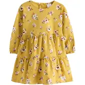Next Robe écru / citron vert / violet clair / rosé