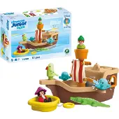 Playmobil Junior : Le bateau pirate de Peter Pan – Jeux d'eau, Action/Aventure, 1 an, Multicolore