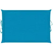 vidaXL Coussin de chaise longue bleu 186x58x4 cm tissu oxford