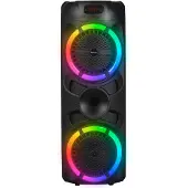Denver Bluetooth Speaker Party box - Lumières disco - Party box - Microphone sans fil et télécommande inclus - BPS459