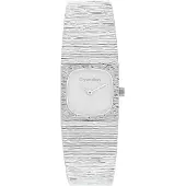Calvin Klein Zegarek damski 25100177 srebrny fashion