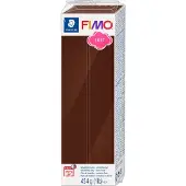 Fimo 8021-75 Pâte à modeler Fimo soft 454 g, couleur chocolat