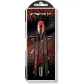 Staedtler Schnellverstellzirkel Norix rotschwarz, Compas, Rouge, Noir