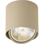 QAZQA Moderne plafondspot taupe GU10 AR111 kantelbaar - Impact