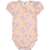Müsli Barboteuse / body bleu pastel / lavande / pêche / blanc