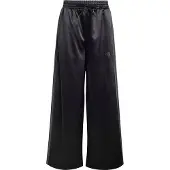 Adidas Pantalon de sport 'SATIN WIDE LEG' anthracite / noir