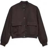 Vero Moda Veste mi-saison 'VMMaple' brun foncé