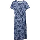 s.Oliver Robe bleu clair / bleu foncé / blanc