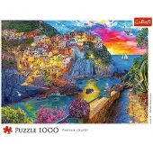 Trefl Puzzle 1000 : Promenade nocturne dans les Cinque Terre –