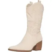 Elara Bottes de cowboy beige