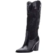 Elara Bottes de cowboy noir
